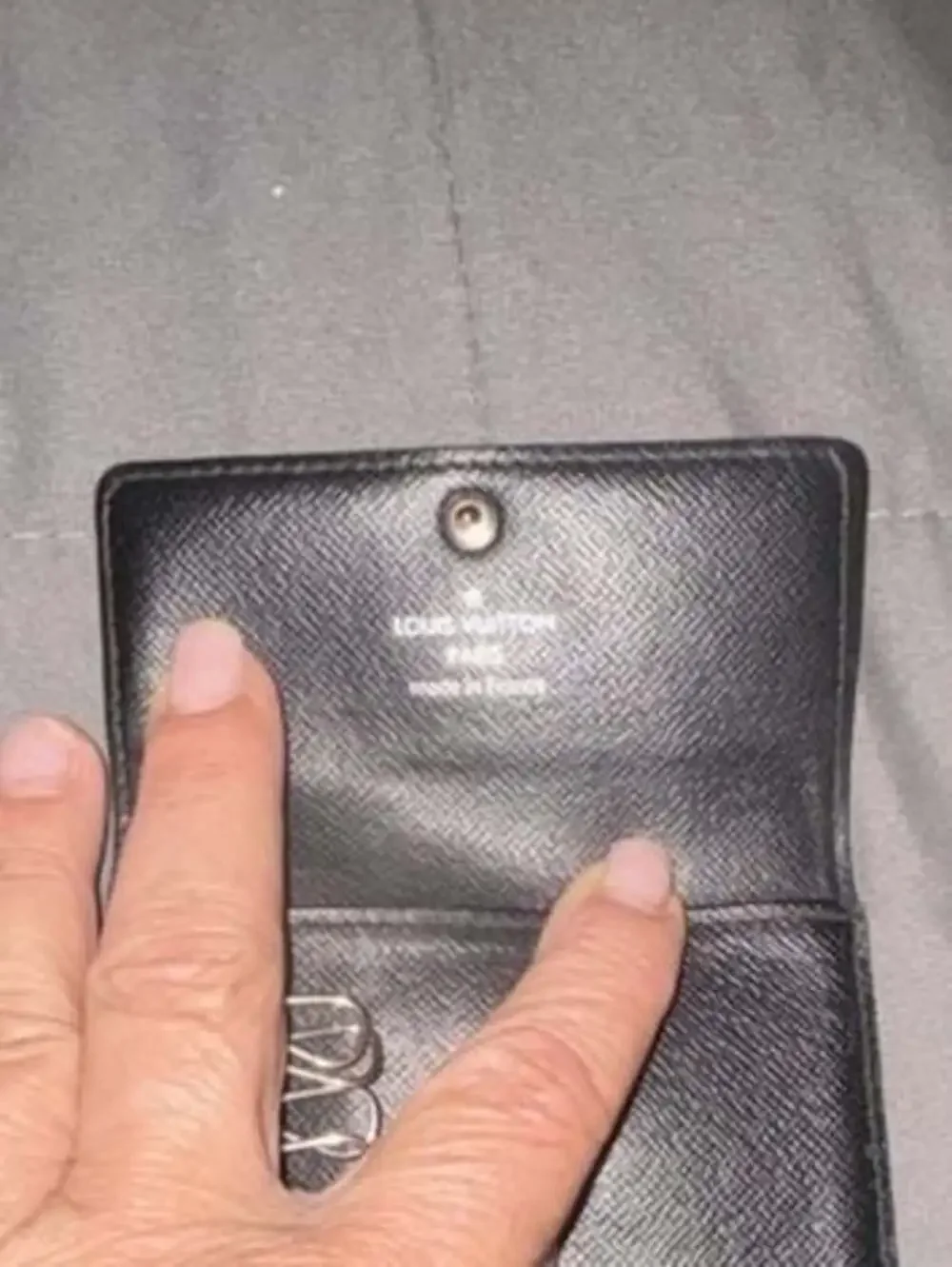 Louis Vuitton Damier Black Key Case